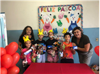 COMEMORAÇÃO DE PÁSCOA DAS TURMAS MATUTINA E VESPERTINA DO PROJETO ESPAÇO AMIGO 
