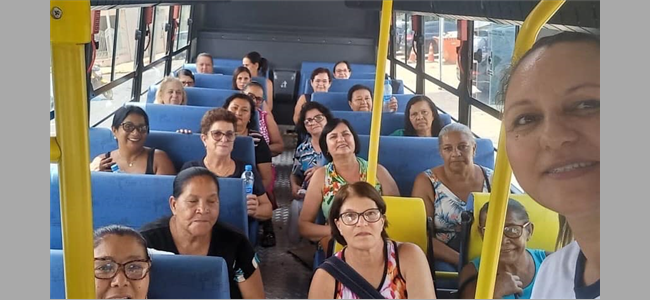 MULHERES DE RIBEIRÃO DOS ÍNDIOS EM PREVENÇÃO AO CÂNCER DE MAMA EM RANCHARIA-SP